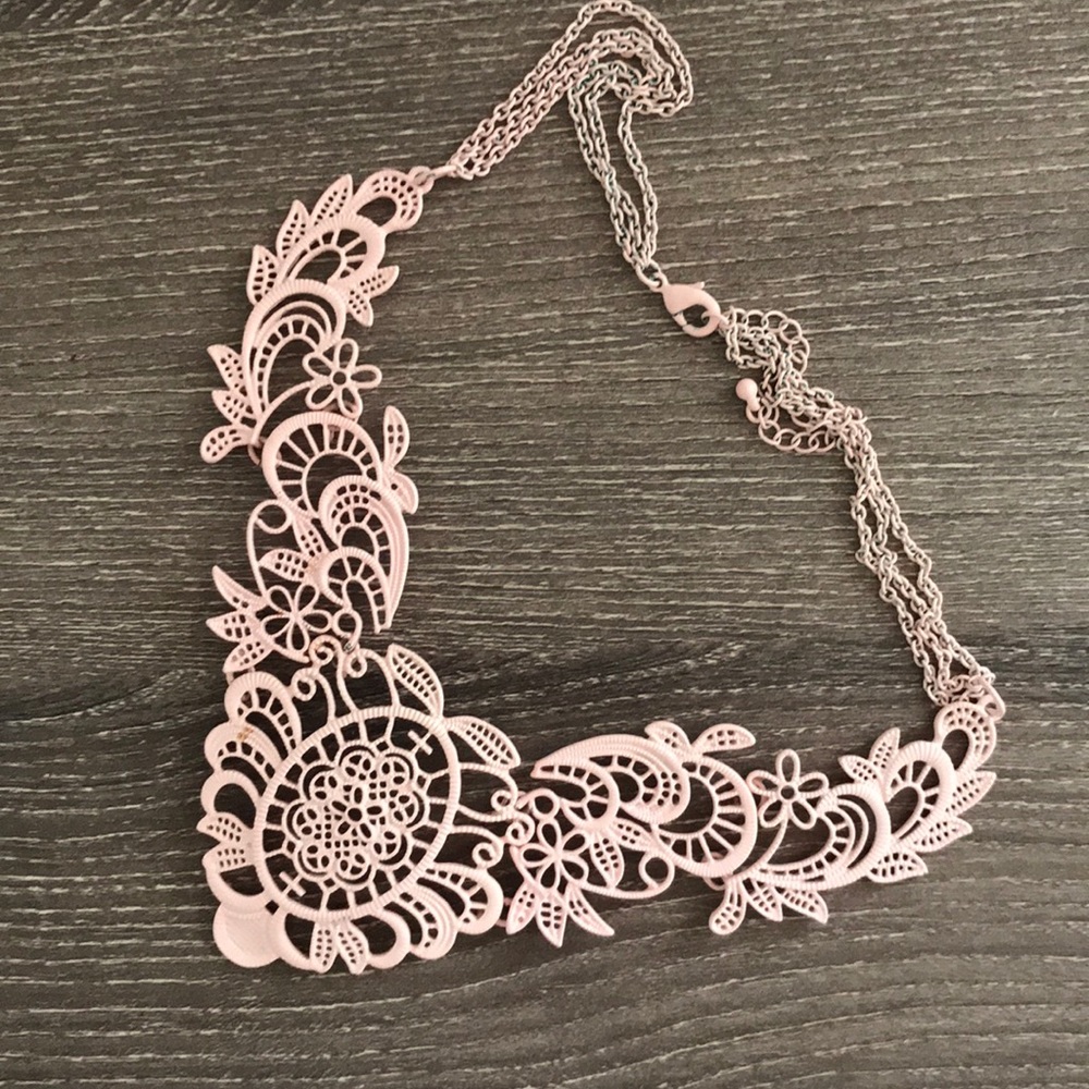 Pink necklace